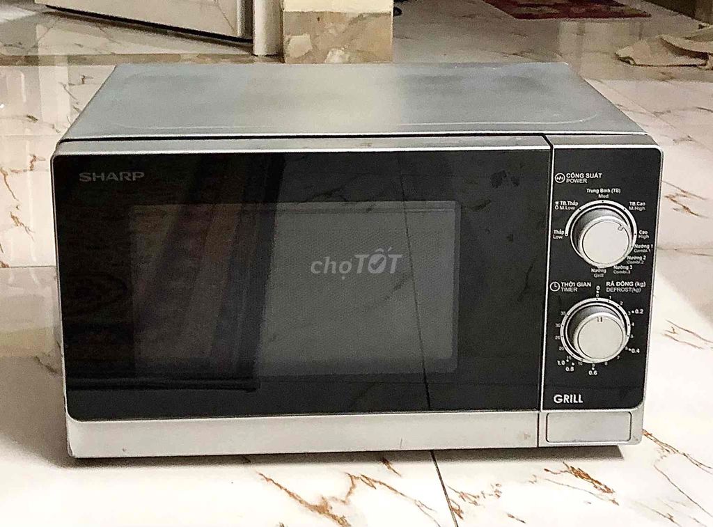 Lò vi sóng Sharp Bạc có nướng. Mua bán Bếp, lò, đồ điện nhà bếp tại Quận Hoàng Mai Hà Nội được đăng bởi luat nguyen hình 1
