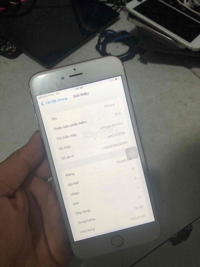 Apple iPhone 6s Plus 16GB Vàng hồng. Mua bán Điện thoại tại Quận Bình Tân Tp Hồ Chí Minh được đăng bởi Lê Văn hậu  hình 1