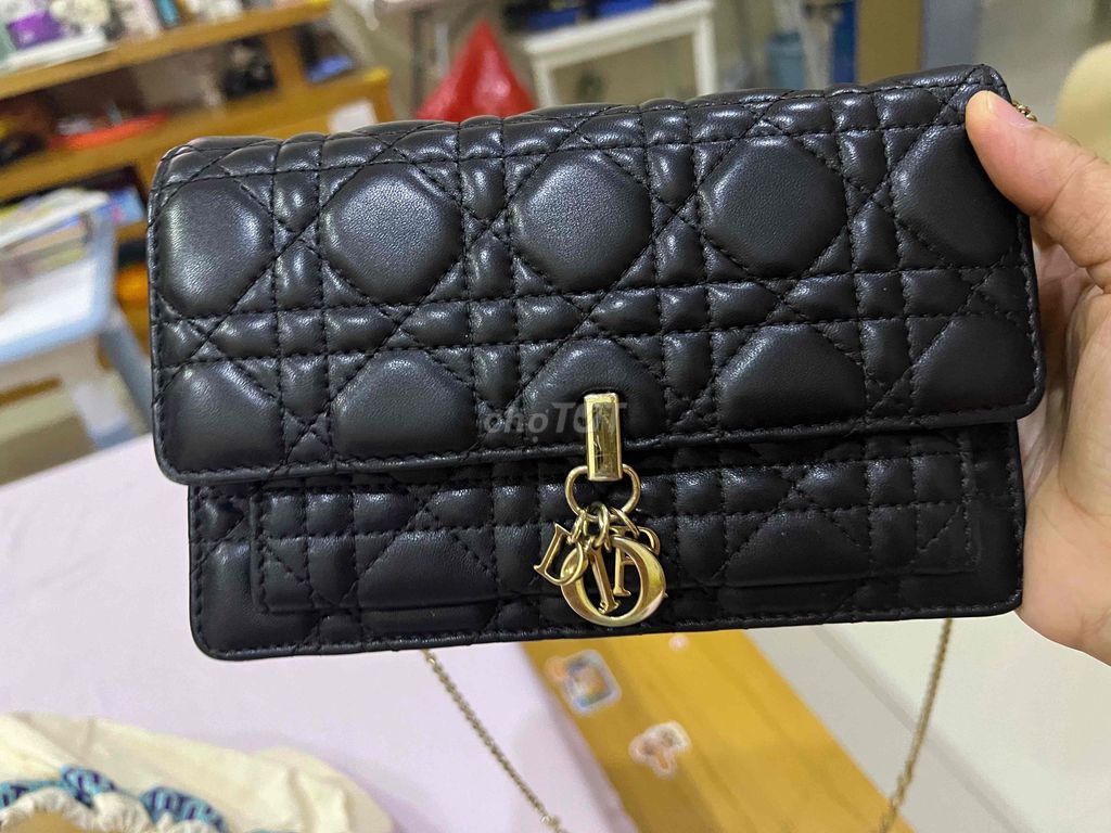 Túi xách Dior Nữ Đen. Mua bán Túi xách tại Quận 8 Tp Hồ Chí Minh được đăng bởi Đen House hình 1