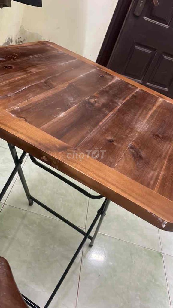 Bàn uống nước gỗ màu nâu mới. Mua bán Bàn ghế tại Quận Nam Từ Liêm Hà Nội được đăng bởi Hieu Do hình 1