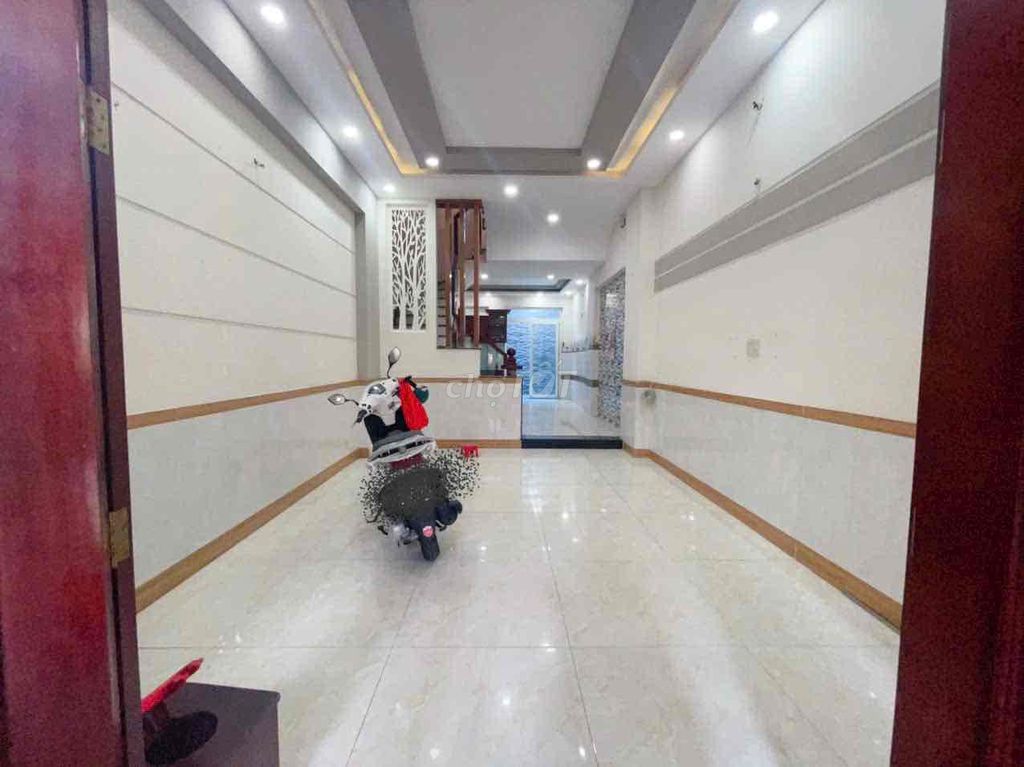 NHÀ MỚI ĐẸP(4X16M) HẺM 8M TÔ HIỆU 4TẦNG 5PN 4VS