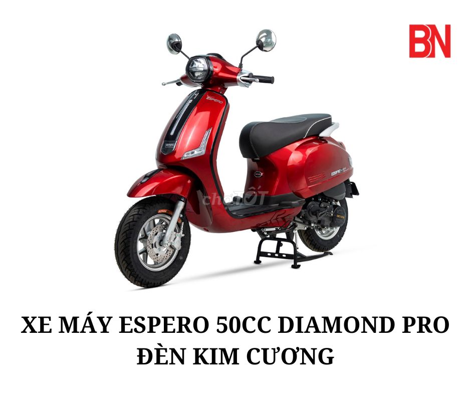 XE MÁY ESPERO 50CC DIAMOND PRO ĐÈN KIM CƯƠNG