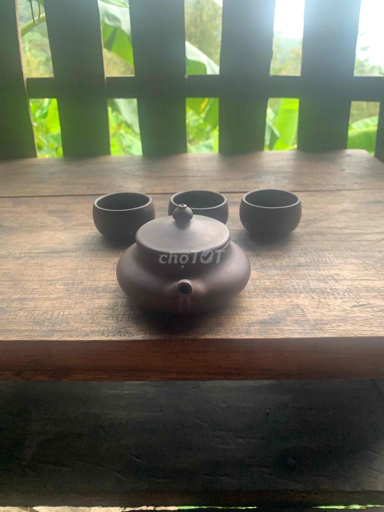 Bộ ấm trà Tử Sa Nâu 180ml. Mua bán Nội thất, đồ gia dụng khác tại Huyện Tịnh Biên An Giang được đăng bởi Mr Gió núi hình 1