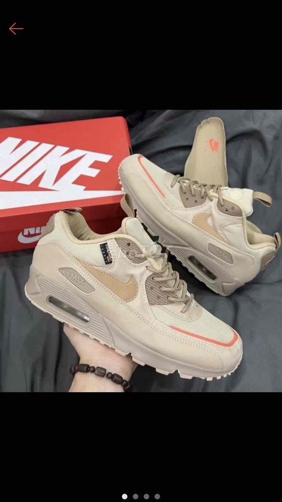 Giày thể thao Nike Air Max 90 Be Size 41. Mua bán Giày dép tại Huyện Hoài Đức Hà Nội được đăng bởi Đạt Nguyễn hình 1