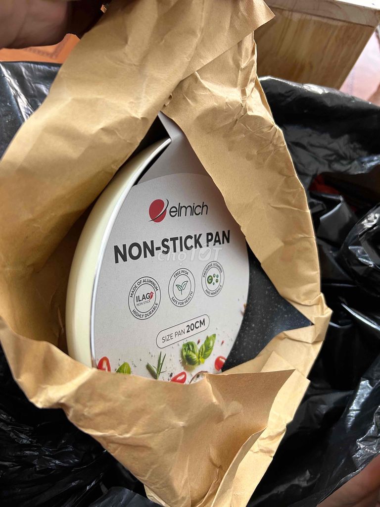 Chảo chống dính Elmich nhôm 20cm. Mua bán Dụng cụ nhà bếp tại Quận Đống Đa Hà Nội được đăng bởi Nguyễn Ngọc Thắng hình 1