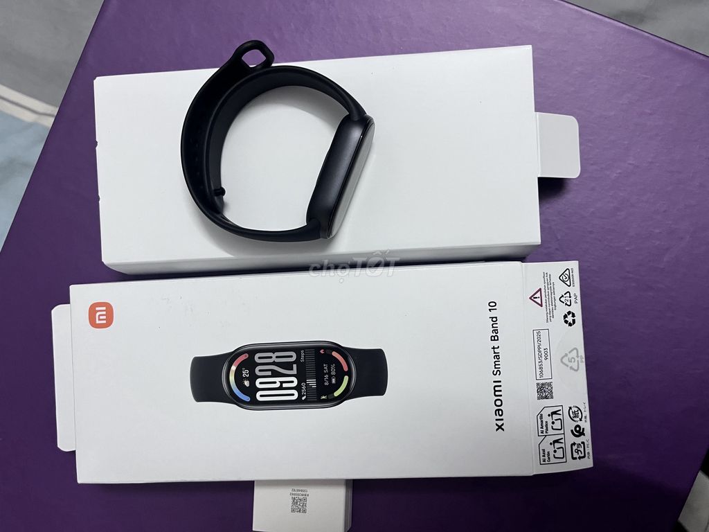 Xiaomi Mi Band 10 Đen Đã sử dụng. Mua bán Thiết bị đeo thông minh tại Huyện Củ Chi Tp Hồ Chí Minh được đăng bởi Trí hình 1
