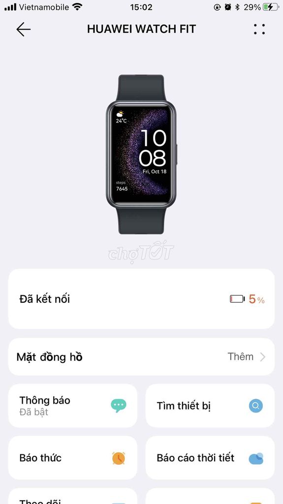 mình cần bán đồng hồ Huawei watch fit 2 ạ