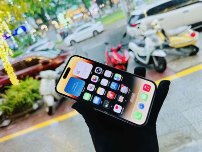iPhone 14 Pro 128G Gold quốc tế likenew 99% rin Áp