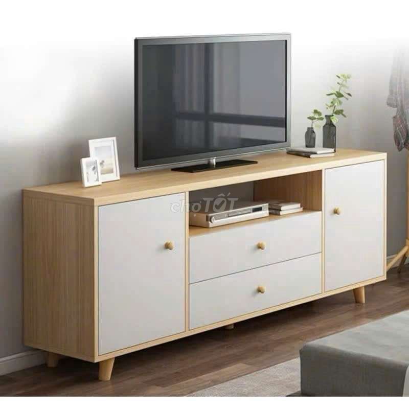 Kệ tivi gỗ MDF hiện đại. Mua bán Tủ, kệ gia đình tại Quận Cẩm Lệ Đà Nẵng được đăng bởi Mimon shop hình 1