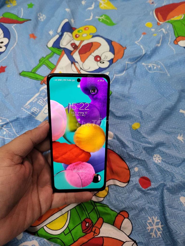 Samsung A51 2sim vân ok ram 6gb rom 128gb máy ok