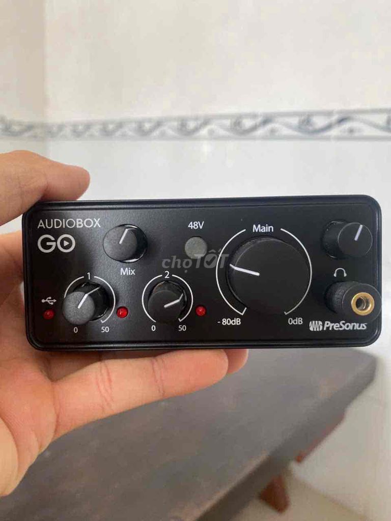 Thiết bị thu âm Presonus Audiobox GO Đen. Mua bán Tivi, Âm thanh tại Huyện Cái Nước Cà Mau được đăng bởi Bùi Nhựt Hào hình 1