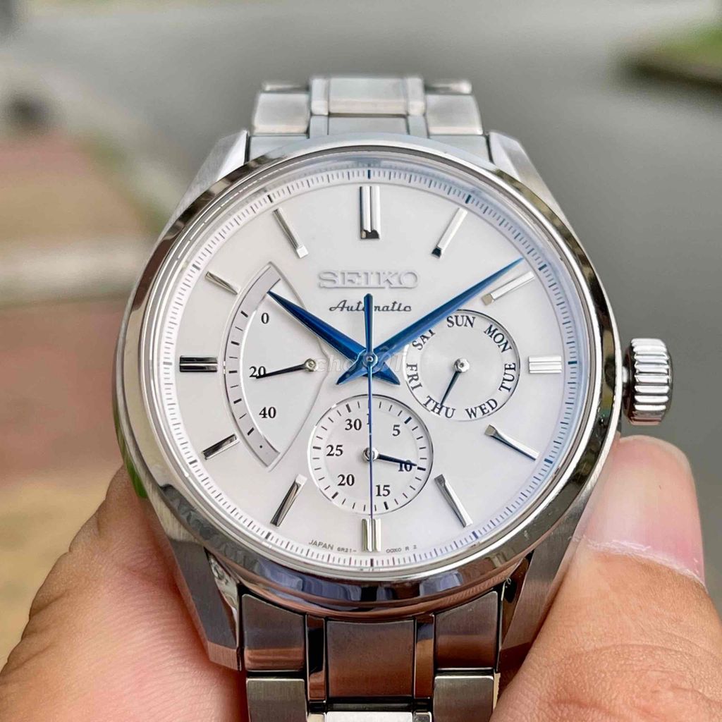 Seiko presage SARW021 Size 41 , Kính sapphire phủ