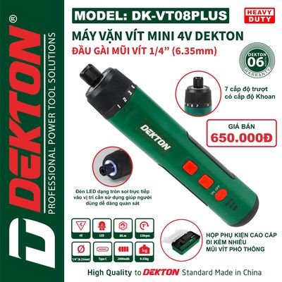 Máy Vít trượt DEKTON DK- VT08Plus 2025. Mua bán Đồ chuyên dụng, Giống nuôi trồng tại Thành phố Bến Tre Bến Tre được đăng bởi TÂN THÀNH KÔNG