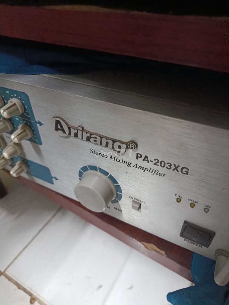 Amply Arirang PA-203XG Bạc Đã sử dụng. Mua bán Tivi, Âm thanh tại Quận 5 Tp Hồ Chí Minh được đăng bởi tô vaqn sang hình 1