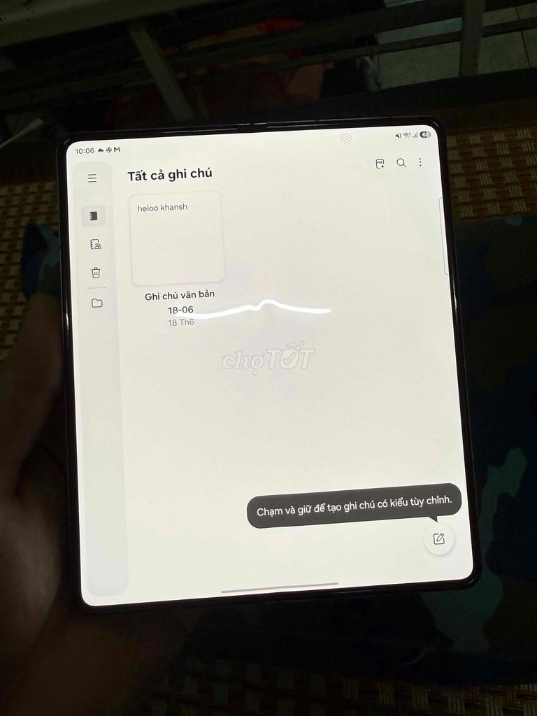 Samsung Galaxy Z Fold5 12/256GB Bạc Like New. Mua bán Điện thoại tại Quận Thanh Xuân Hà Nội được đăng bởi nguyễn Khánh hình 1