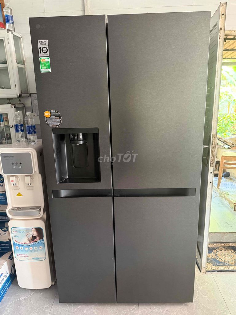 Tủ lạnh LG 641L Đen. Mua bán Tủ lạnh tại Huyện Cờ Đỏ Cần Thơ được đăng bởi thiện phúc  hình 1