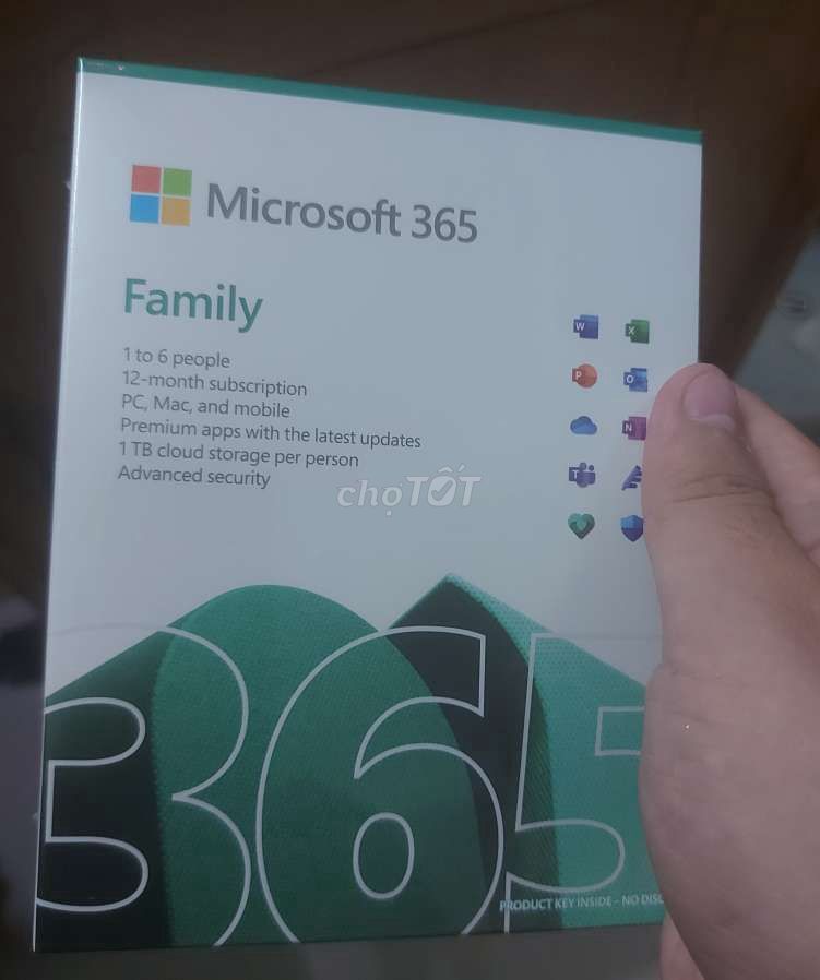 Phần mềm Microsoft office 365 Family nguyên seal