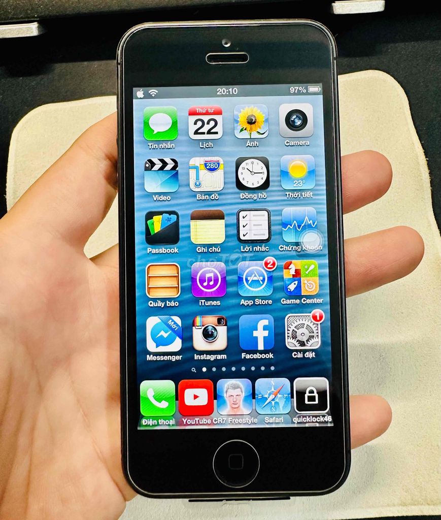 iphone 5 đen 16gb ios 6 gốc. Mua bán Điện thoại tại Quận Gò Vấp Tp Hồ Chí Minh được đăng bởi Phạm Hồng Phước hình 1