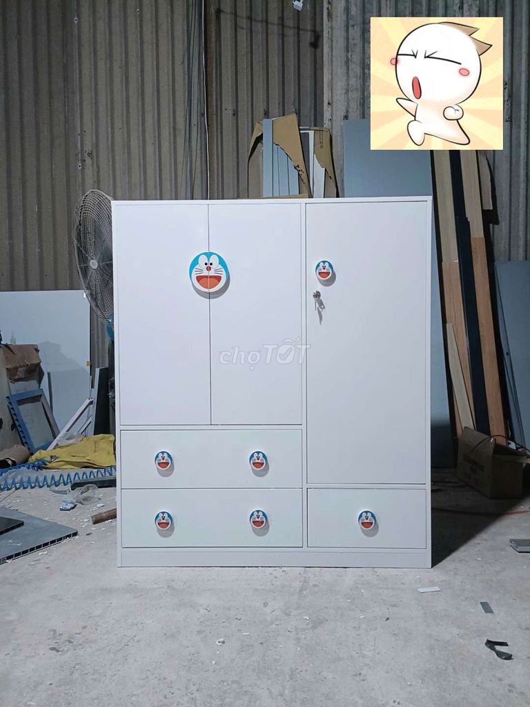 Tủ áo xinh cho bé yêu kt 1m25*1m05*40 #đủ màu