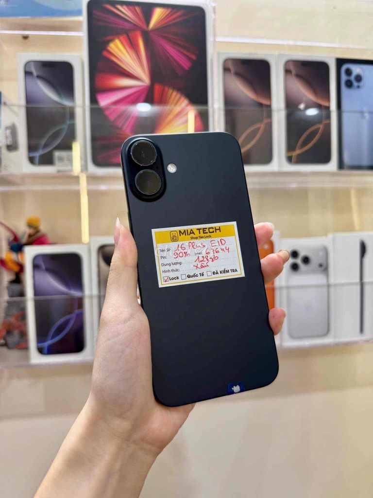 Apple iPhone 16 Plus 128GB Đen Lock. Mua bán Điện thoại tại Quận Ba Đình Hà Nội được đăng bởi Huy Trần hình 1