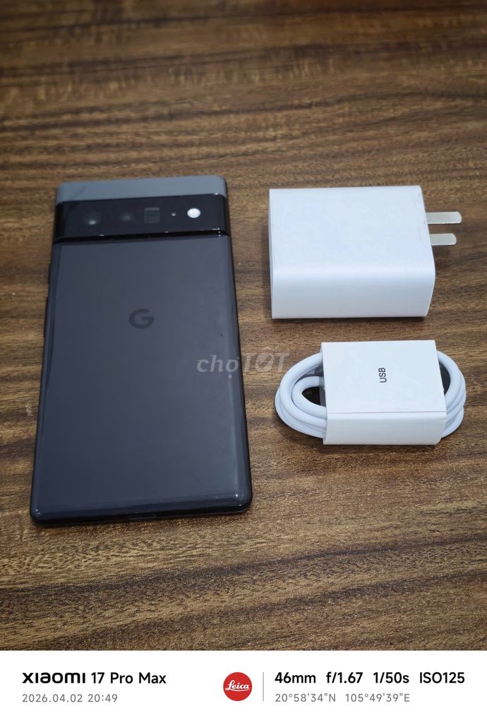 Google Pixel 6 Pro 12/128 Đen MDM sạc cáp có COD. Mua bán Điện thoại tại Quận Hoàng Mai Hà Nội được đăng bởi Trần Ngọc Hiếu hình 1