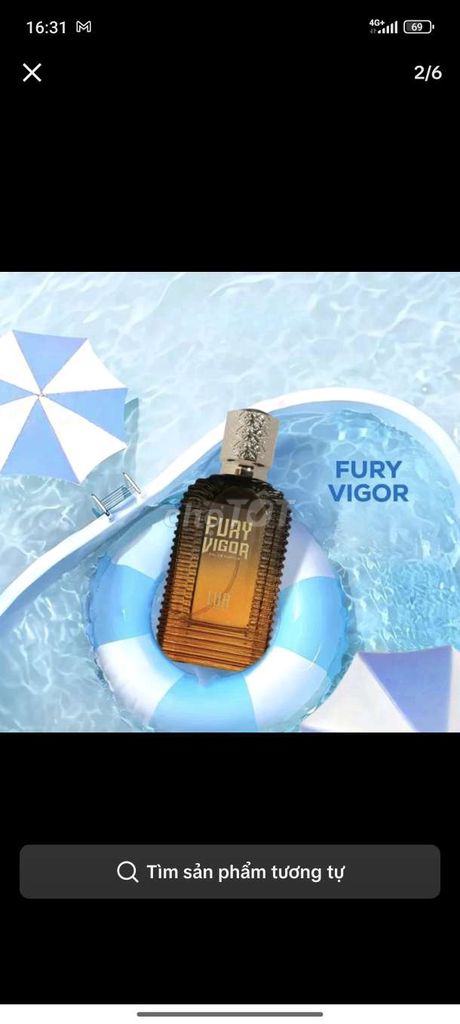 Nước hoa LUA Fury Vigor Nam 50ml. Mua bán Nước hoa tại Quận 12 Tp Hồ Chí Minh được đăng bởi Đặng Thị Thanh Ngân hình 1