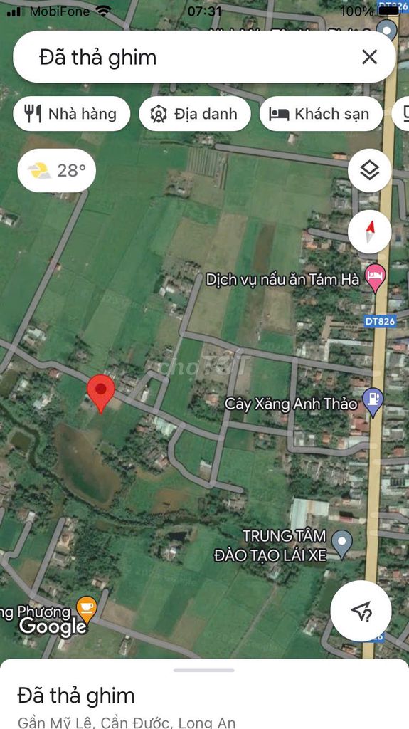 Chính chủ cần bán 250m2 đất full thổ cư gần Quốc Lộ 50B