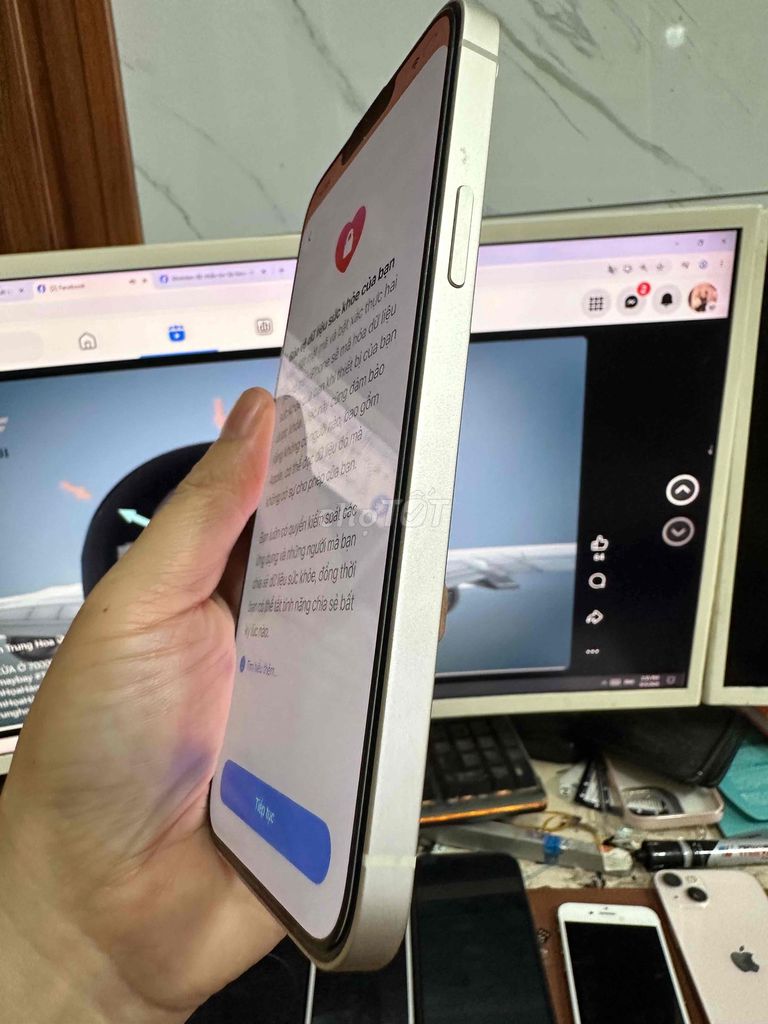 Apple iPhone 14 Plus 128GB Trắng 99% quốc tế. Mua bán Điện thoại tại Quận Lê Chân Hải Phòng được đăng bởi hoang anh hình 1