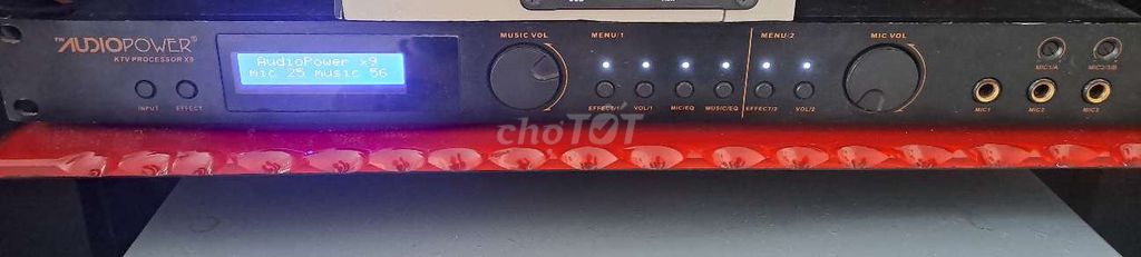 Vang số AudioPower KTV Processor X9 Đen. Mua bán Tivi, Âm thanh tại Thành phố Cà Mau Cà Mau được đăng bởi Hung a hình 1
