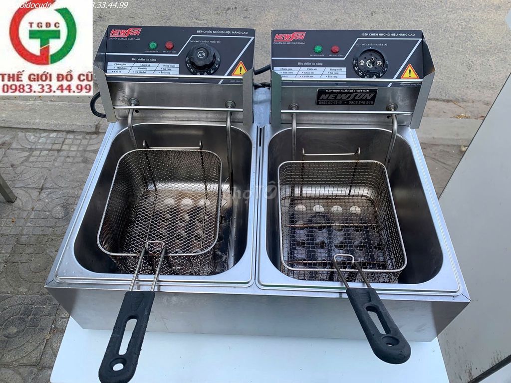 Bếp chiên nhúng điện đôi. Mua bán Bếp, lò, đồ điện nhà bếp tại Quận Sơn Trà Đà Nẵng được đăng bởi THANH LÝ MUA BÁN ĐỒ CŨ MỚI hình 1