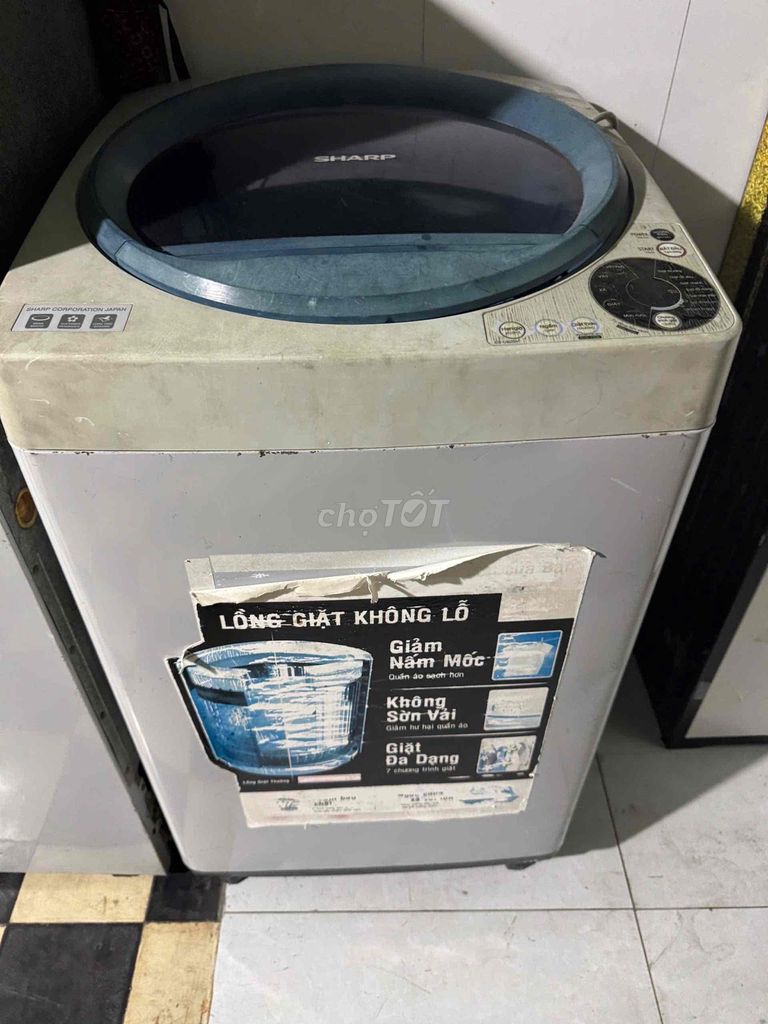 Máy giặt Sharp Trắng Đã qua sử dụng. Mua bán Máy giặt tại Quận Thanh Khê Đà Nẵng được đăng bởi Quỳnh Như hình 1