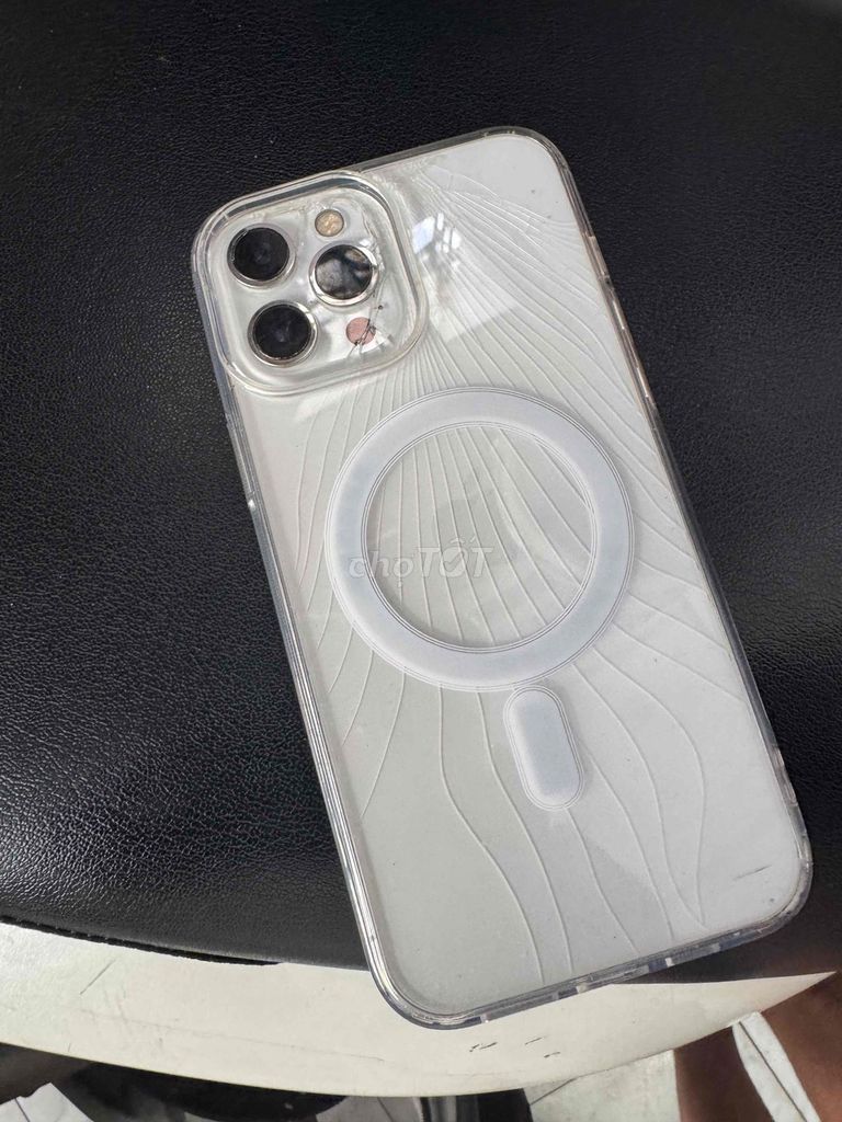 Apple iPhone 12 Pro Max Trắng Bể kính lưng. Mua bán Điện thoại tại Huyện Bến Lức Long An được đăng bởi Bé sữa hình 1