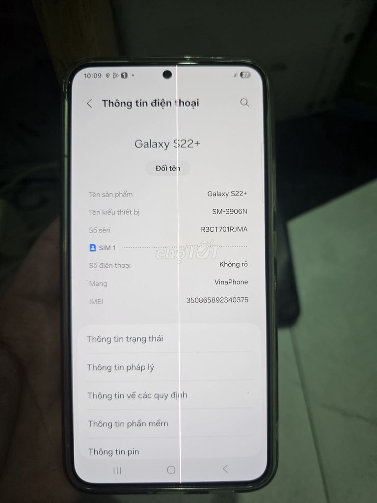 Samsung S22 Plus 8/256 Đẹp 99% màu trắng. Mua bán Điện thoại tại Quận 7 Tp Hồ Chí Minh được đăng bởi Huyền Diệu hình 1