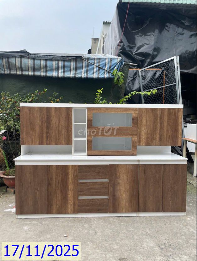 TỦ BẾP GỖ CÔNG NGHIỆP. Mua bán Tủ, kệ gia đình tại Quận Bình Tân Tp Hồ Chí Minh được đăng bởi HÀNG THANH LÝ NỘI THẤT 268 hình 1