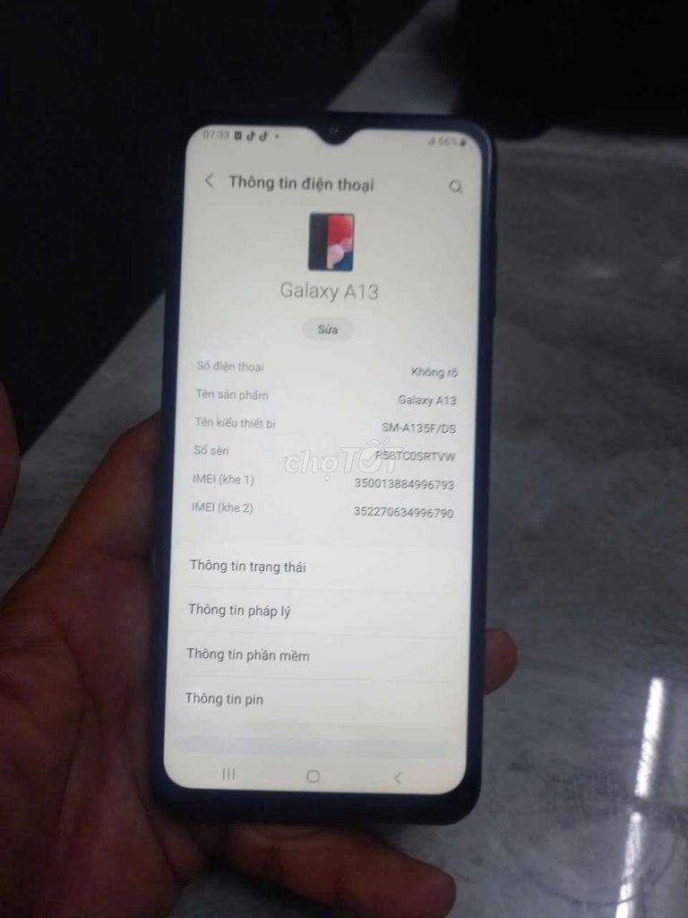 Samsung Galaxy A13 ram 4/128g. Mua bán Điện thoại tại Quận 8 Tp Hồ Chí Minh được đăng bởi hiến hình 1
