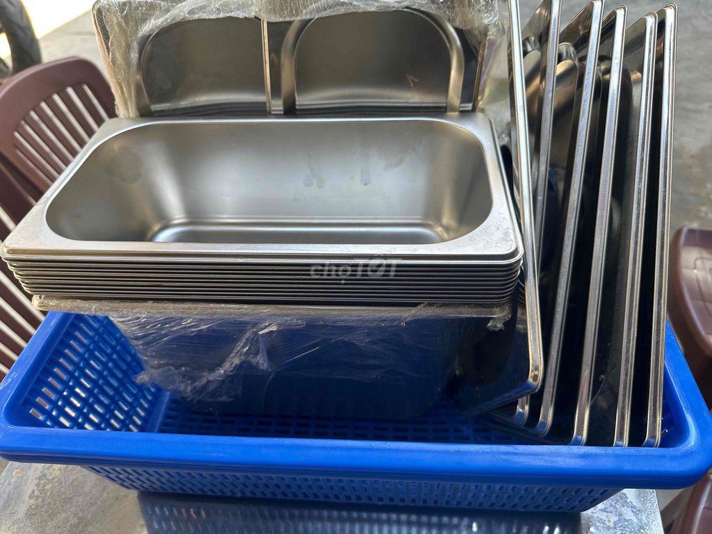 Khay Inox Bạc Dài 32cm 11 khay 2 rổ. Mua bán Dụng cụ nhà bếp tại Quận Gò Vấp Tp Hồ Chí Minh được đăng bởi Nguyễn anh tuấn hình 1