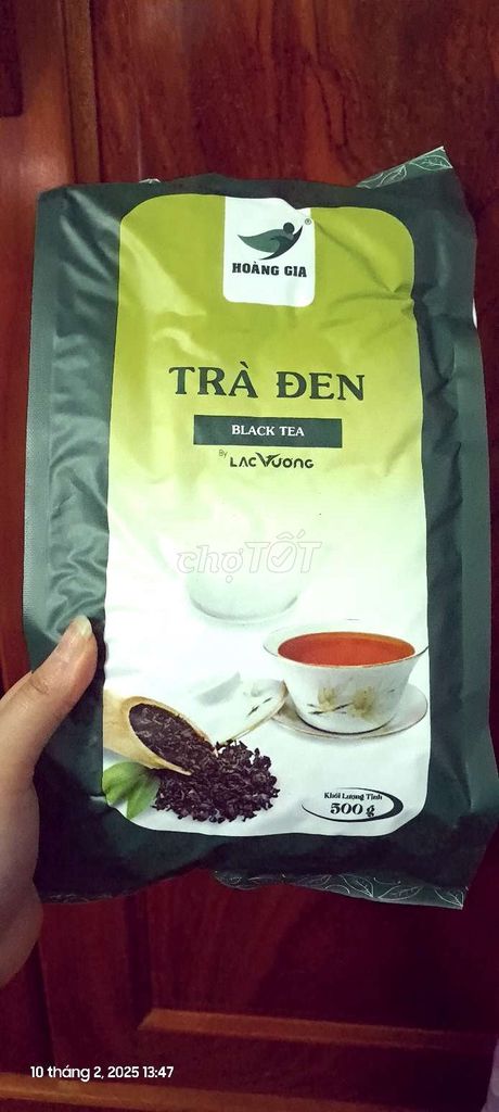 Dư trà đen HOÀNG GIA gói 500g date 17/10/2026. Mua bán Đồ ăn, thực phẩm và các loại khác tại Quận Bình Thạnh Tp Hồ Chí Minh được đăng bởi Lượng hình 1
