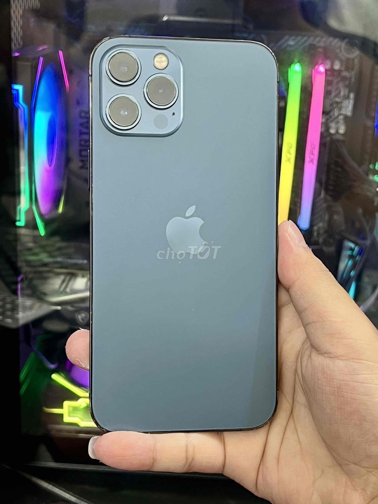 IPhone 12 Pro Max 128GB QTe Icloud Sạch màn Oled. Mua bán Điện thoại tại Huyện Hóc Môn Tp Hồ Chí Minh được đăng bởi Real hình 1