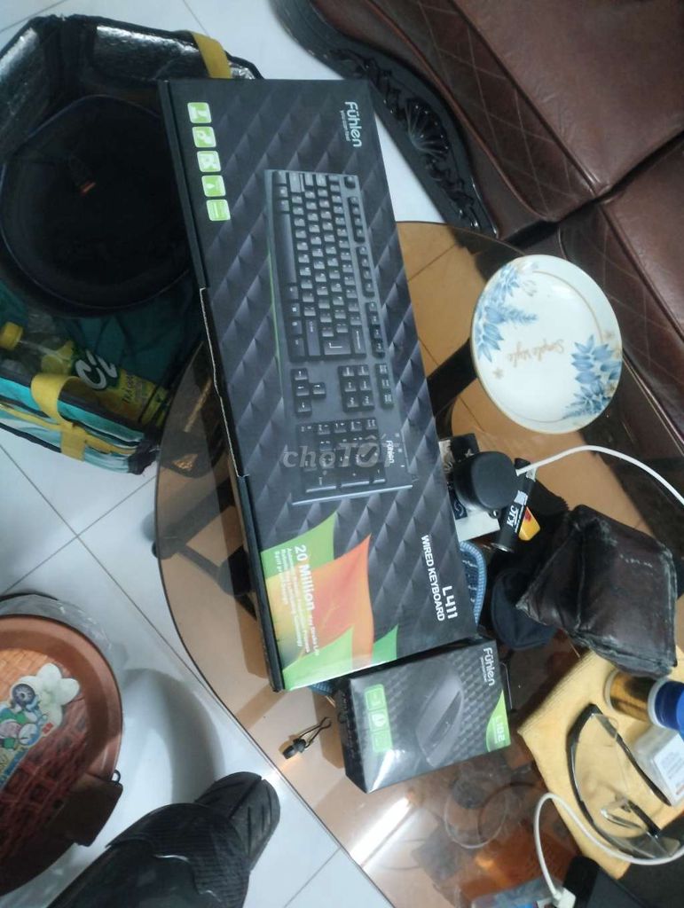 phím Fuhlen L411 + chuột L102. Mua bán Phụ kiện (Màn hình, Chuột...) tại Huyện Bình Chánh Tp Hồ Chí Minh được đăng bởi vinhvuive2000 hình 1