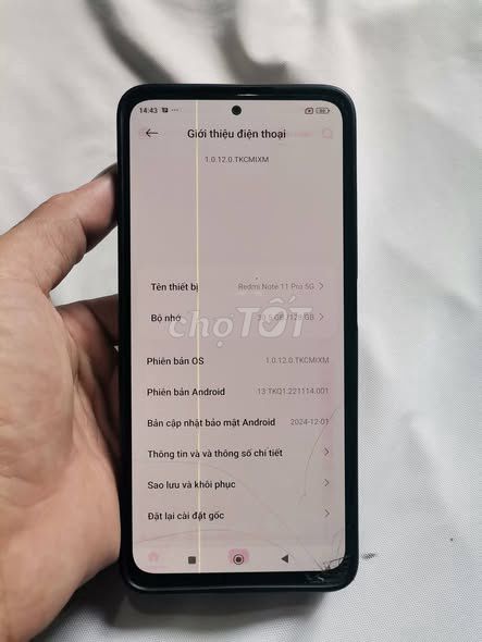 Xiaomi Redmi Note 11 Pro 5G 8GB/128GB Đen. Mua bán Điện thoại tại Quận 1 Tp Hồ Chí Minh được đăng bởi Hội Đồ Điện Tử hình 1