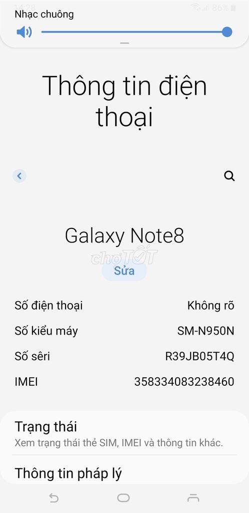 Samsung Galaxy Note8 Hồng. Mua bán Điện thoại tại Quận 8 Tp Hồ Chí Minh được đăng bởi H Xuyen hình 1