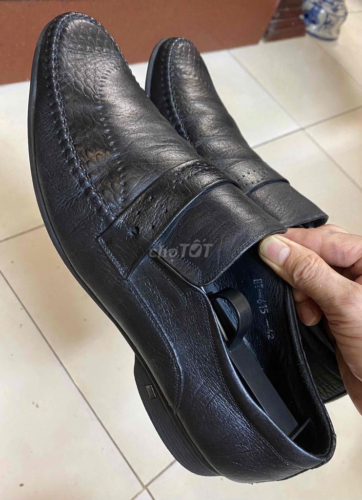 Giày da nam SAVATO đen size 42 da thật. Mua bán Giày dép tại Quận Thanh Xuân Hà Nội được đăng bởi Chú Phúc hình 1