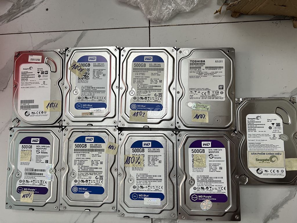 Ổ cứng HDD  500G đẹp tháo máy.. Mua bán Linh kiện (RAM, Card...) tại Quận Tây Hồ Hà Nội được đăng bởi MayTinhGiaReHaNoi hình 1