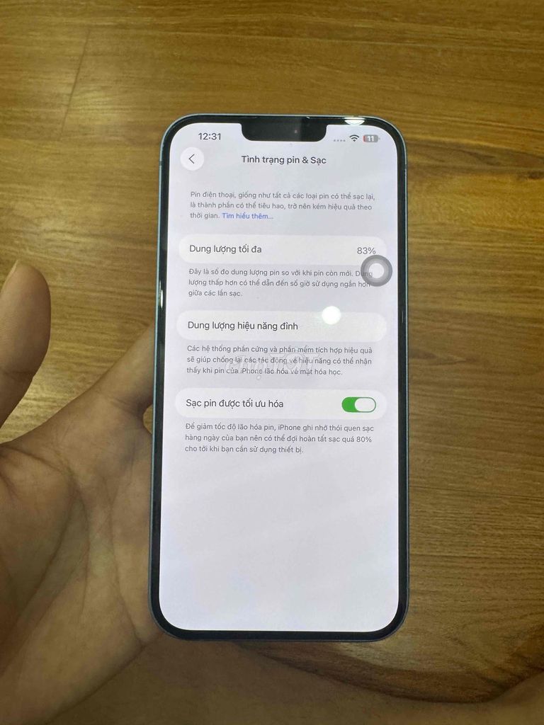 Apple iPhone 14 Plus 128GB Xanh 83%. Mua bán Điện thoại tại Quận Hà Đông Hà Nội được đăng bởi Công Huy hình 1