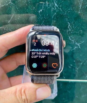 Apple Watch S4/44 Thép Gold Ad Esim Zin 100%