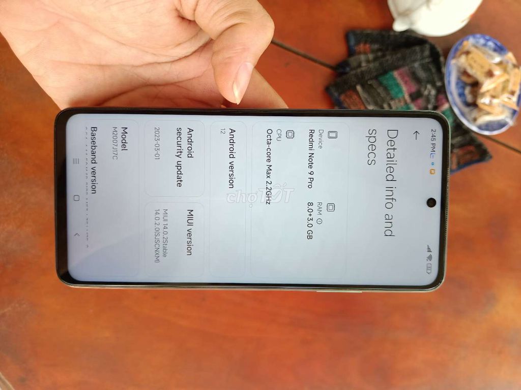 Xiaomi Redmi Note 9 Pro 5G 128GB Xanh hồng. Mua bán Điện thoại tại Huyện Mỏ Cày Bắc Bến Tre được đăng bởi Nguyễn hoàng thiện  hình 1