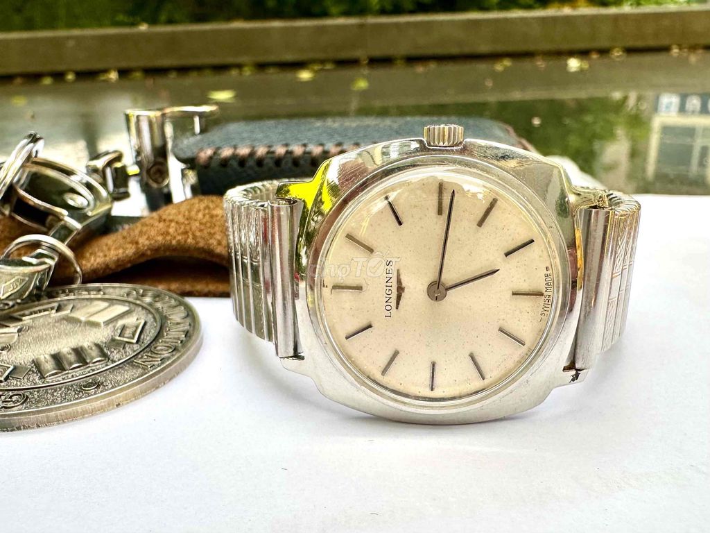 Longines Swiss made 33mm stainless steel. Mua bán Đồng hồ tại Quận Bình Tân Tp Hồ Chí Minh được đăng bởi Vintage Watch hình 1