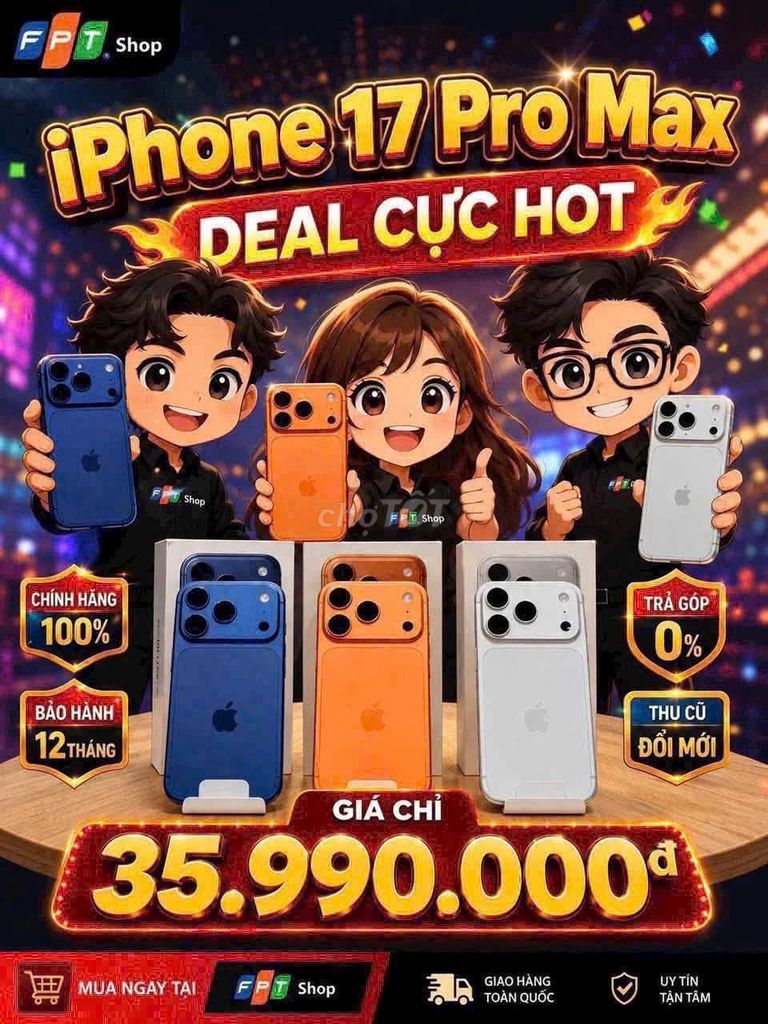 Apple iPhone 17 Pro Max 256GB. Mua bán Điện thoại tại Quận 1 Tp Hồ Chí Minh được đăng bởi Hội Đồ Điện Tử hình 1