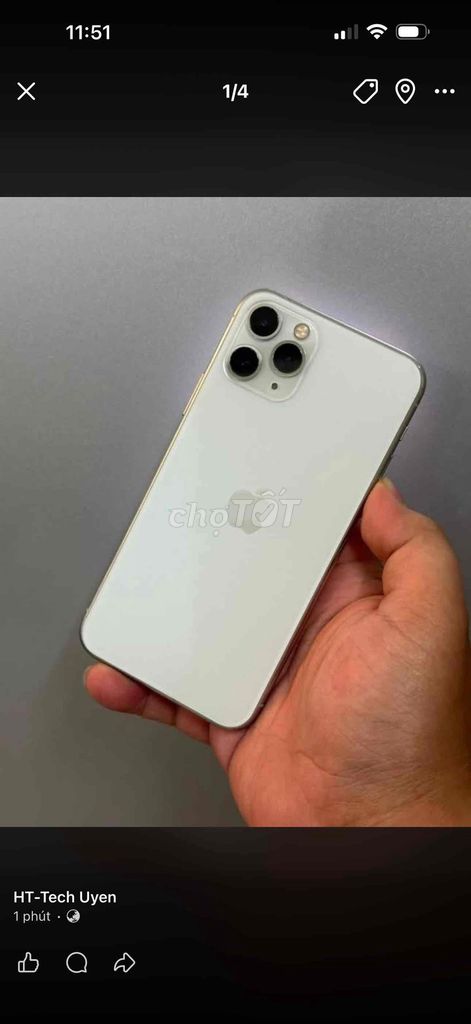 Apple iPhone 11 Pro 64GB Mỹ 97%. Mua bán Điện thoại tại Thành phố Biên Hòa Đồng Nai được đăng bởi Uyên Phạm hình 1