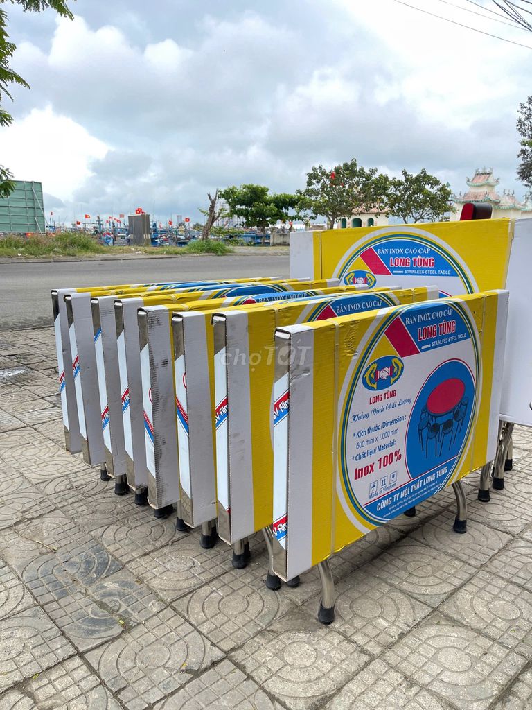 Bàn ăn Long Tùng Inox 100%. Dịch vụ dọn dẹp nhà tại Quận Sơn Trà Đà Nẵng được đăng bởi THẾ GIỚI ĐỒ CŨ ĐÀ NẴNG hình 1